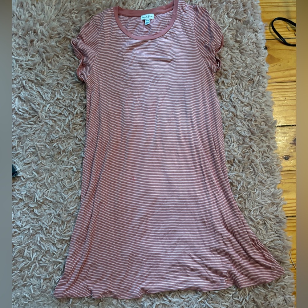 Pink Striped Dress